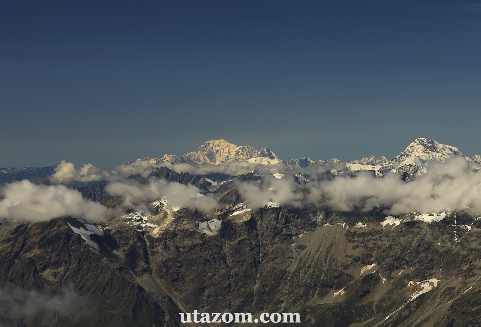 Magasan Zermatt felett a Klein Matterhorn s a Gleccserkert